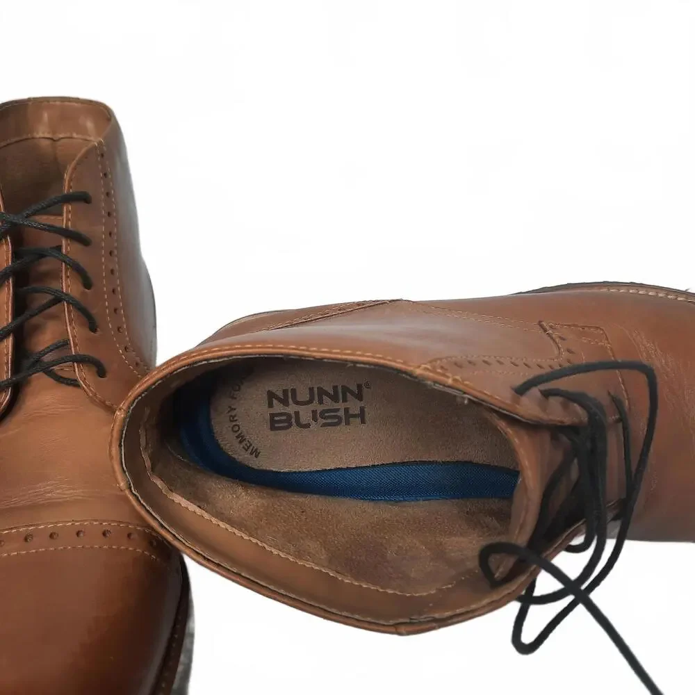 Nunn Bush Middleton Men's Leather Lace-Up‎ Boots Size 10.5M